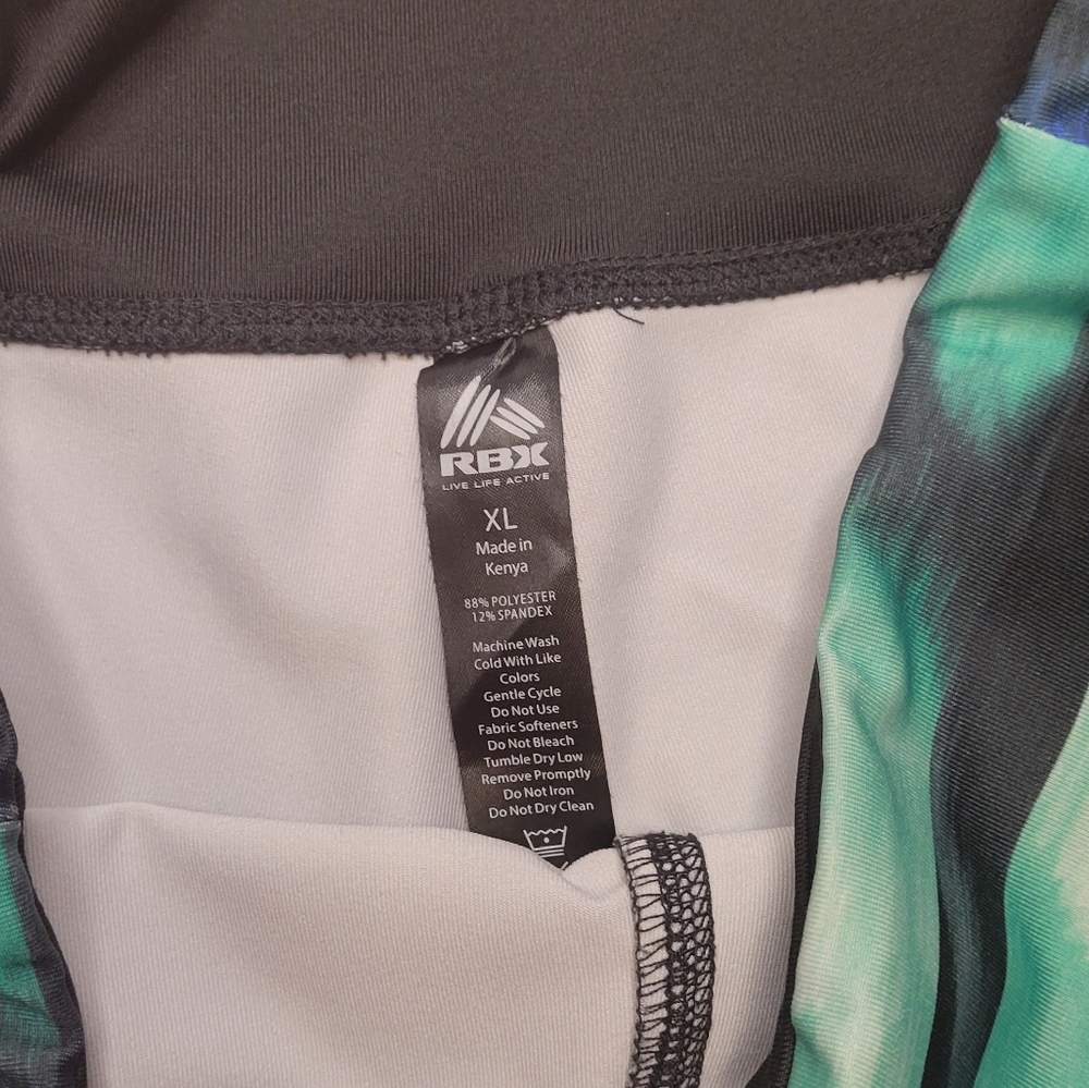RBX Capri leggings XL grn - Picture 2 of 4
